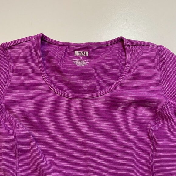 Duluth Trading Company Dress NoGA Stretch Purple Outdoor Athletic Pocket Active - Picture 3 of 7